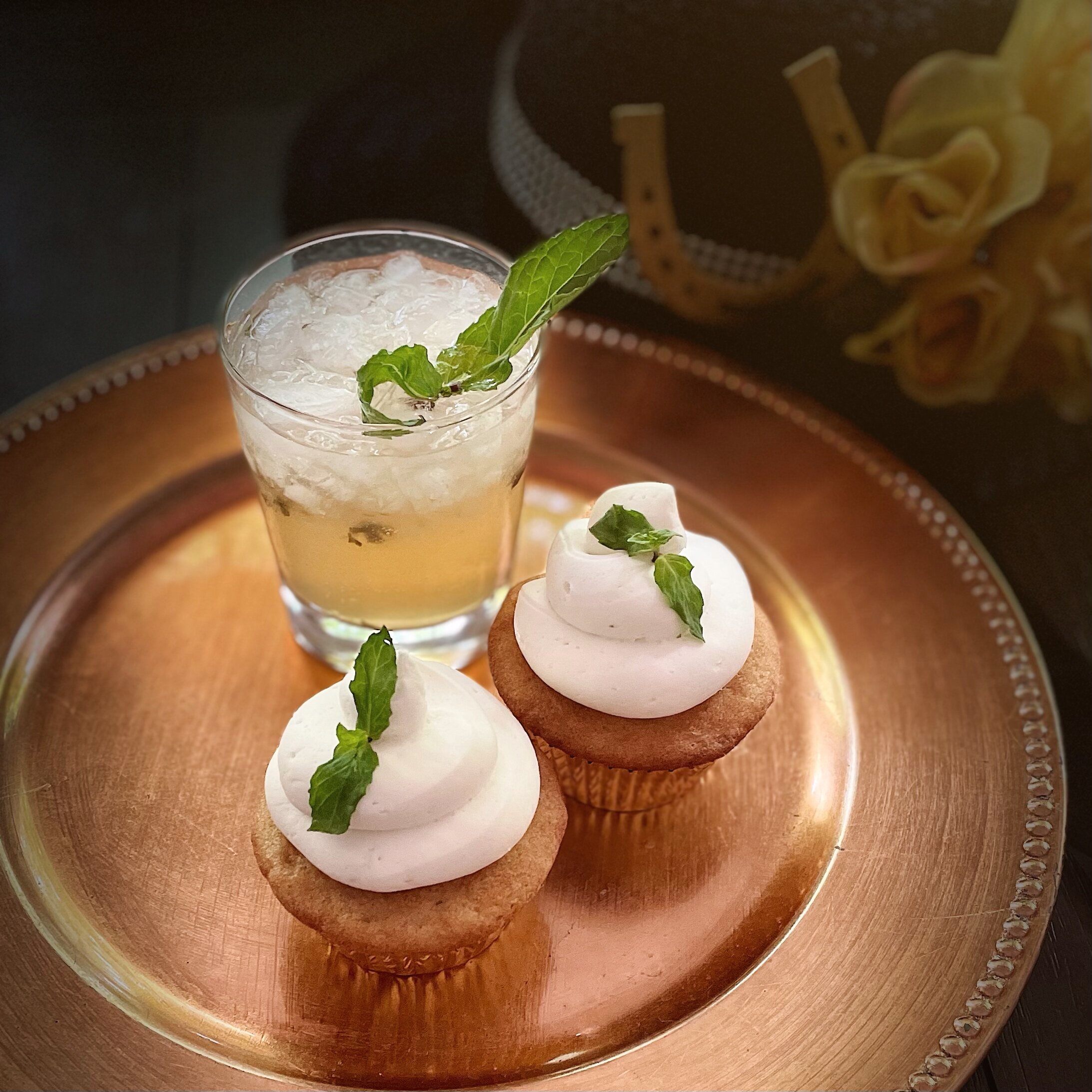 Mint Julep Cupcakes