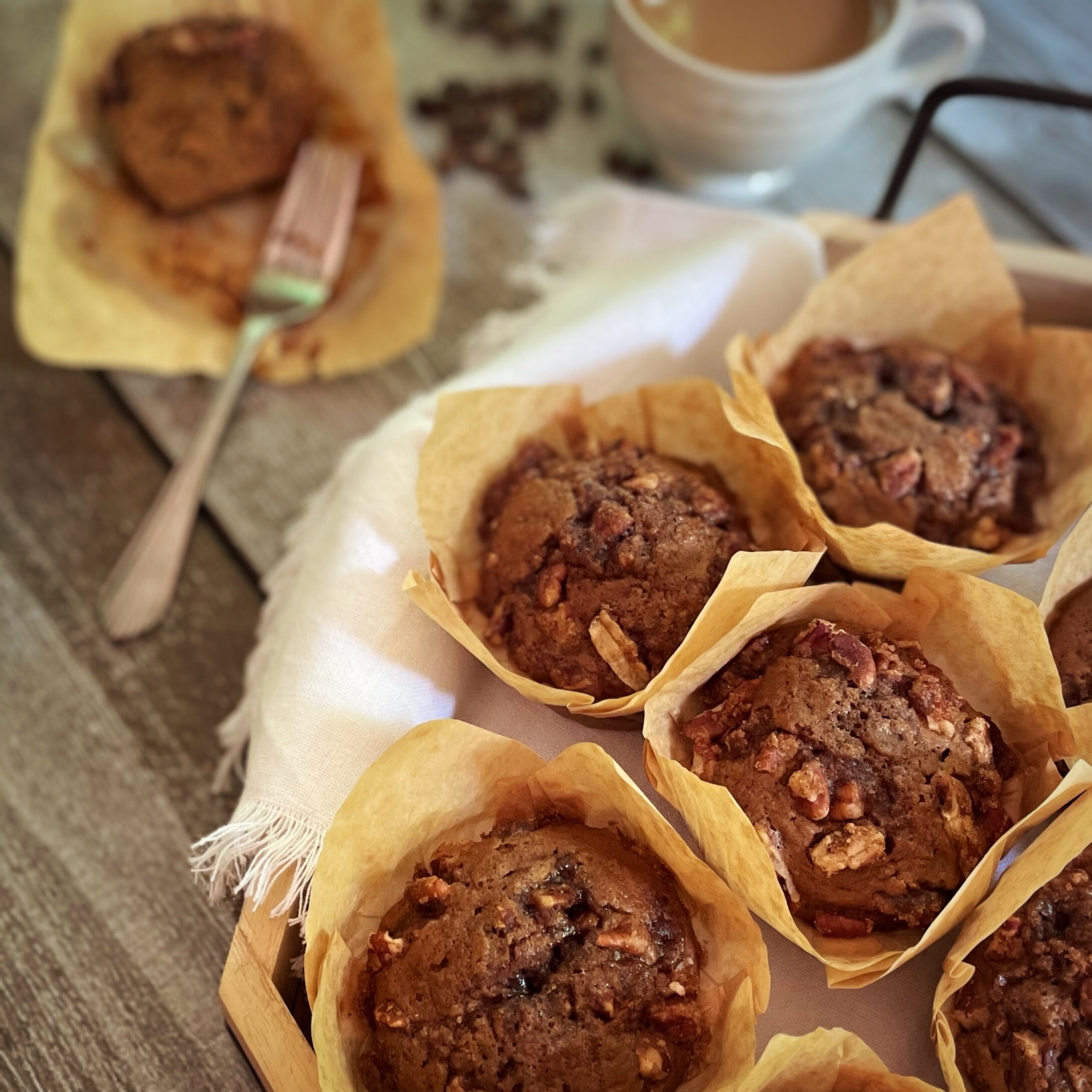 Ginger Spiced Streusel Muffins