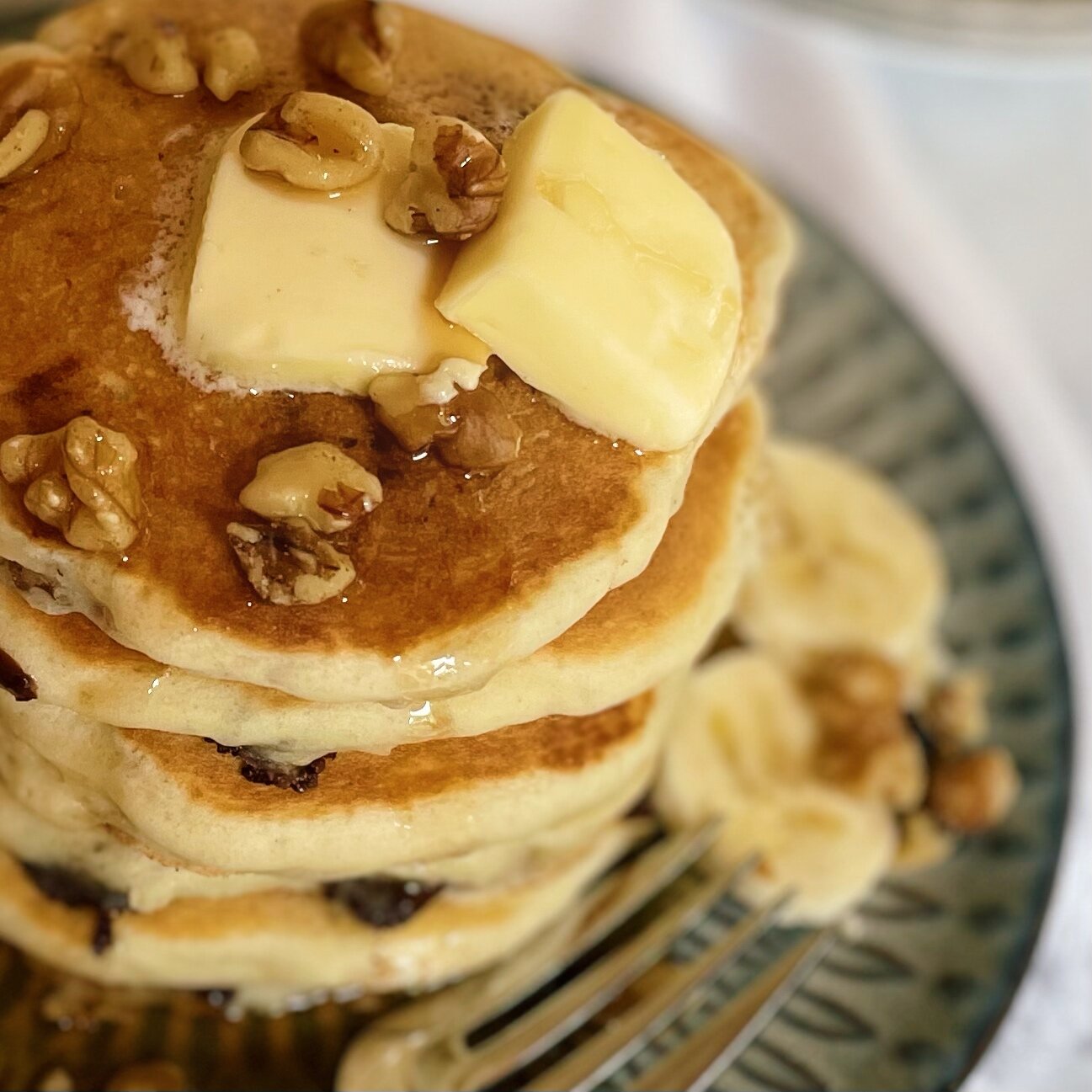 Buttermilk Banana Pancakes