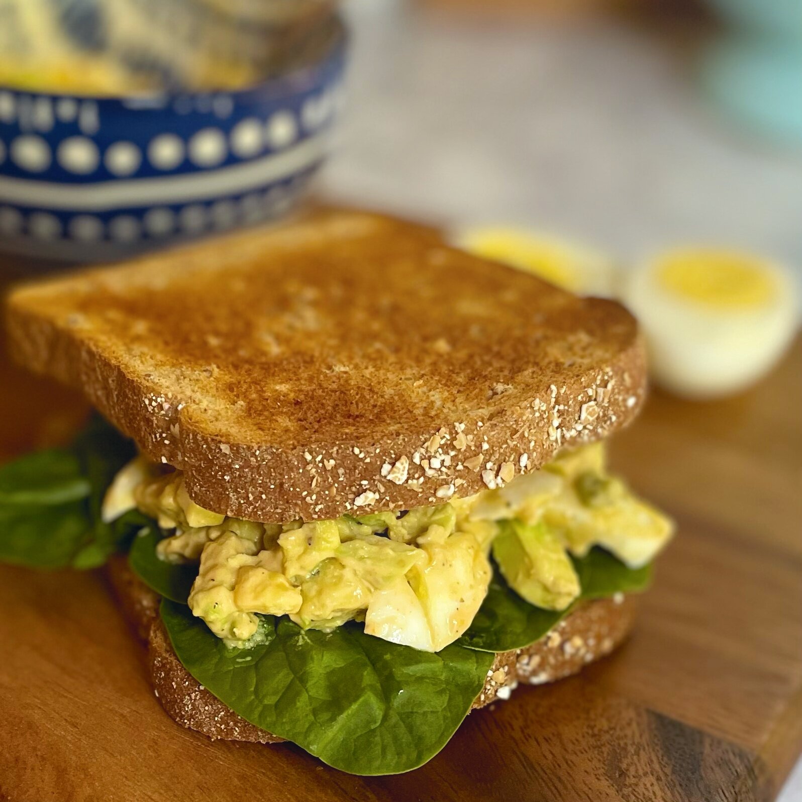 Egg Salad & Avocado Sandwich