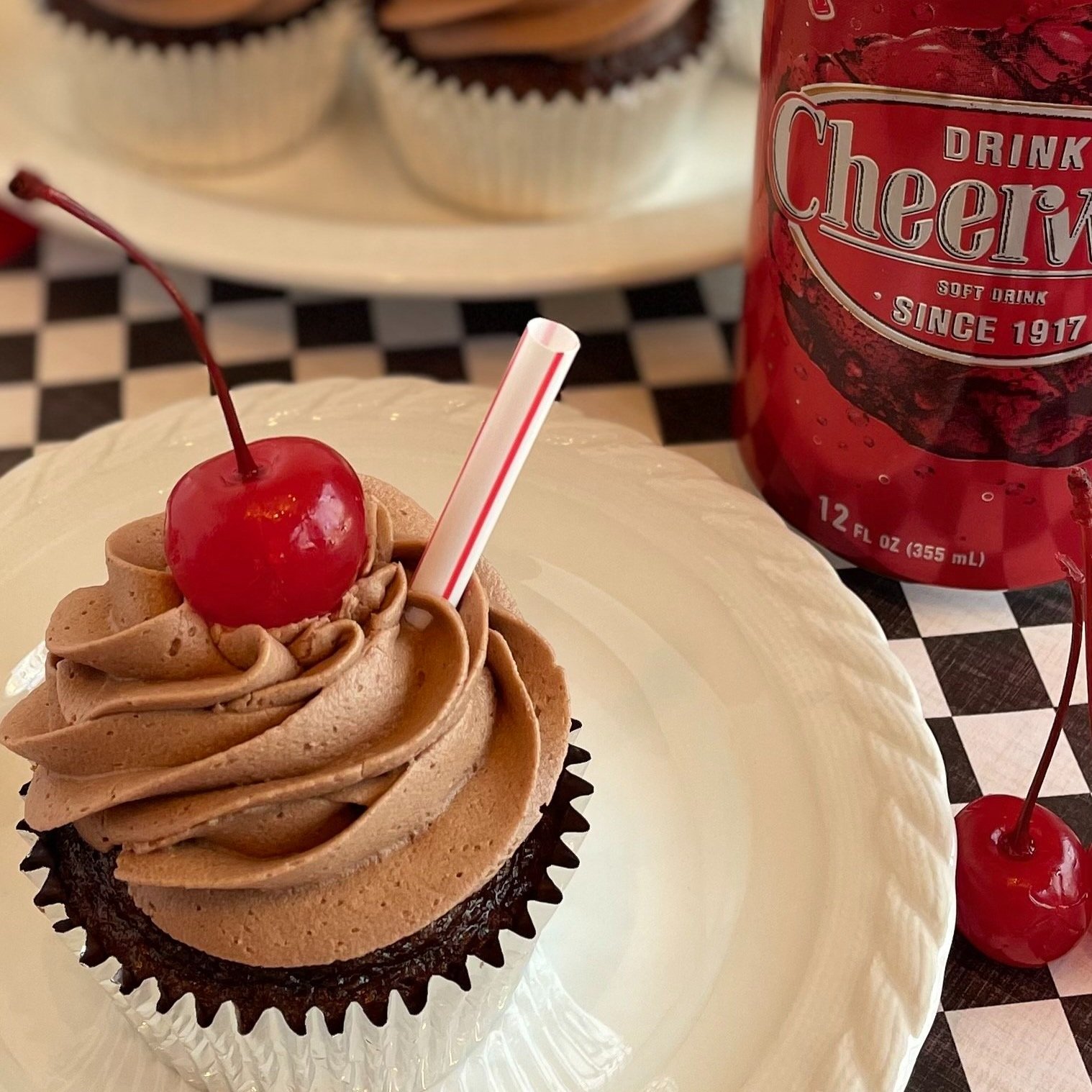 Cheerwine Cupcakes