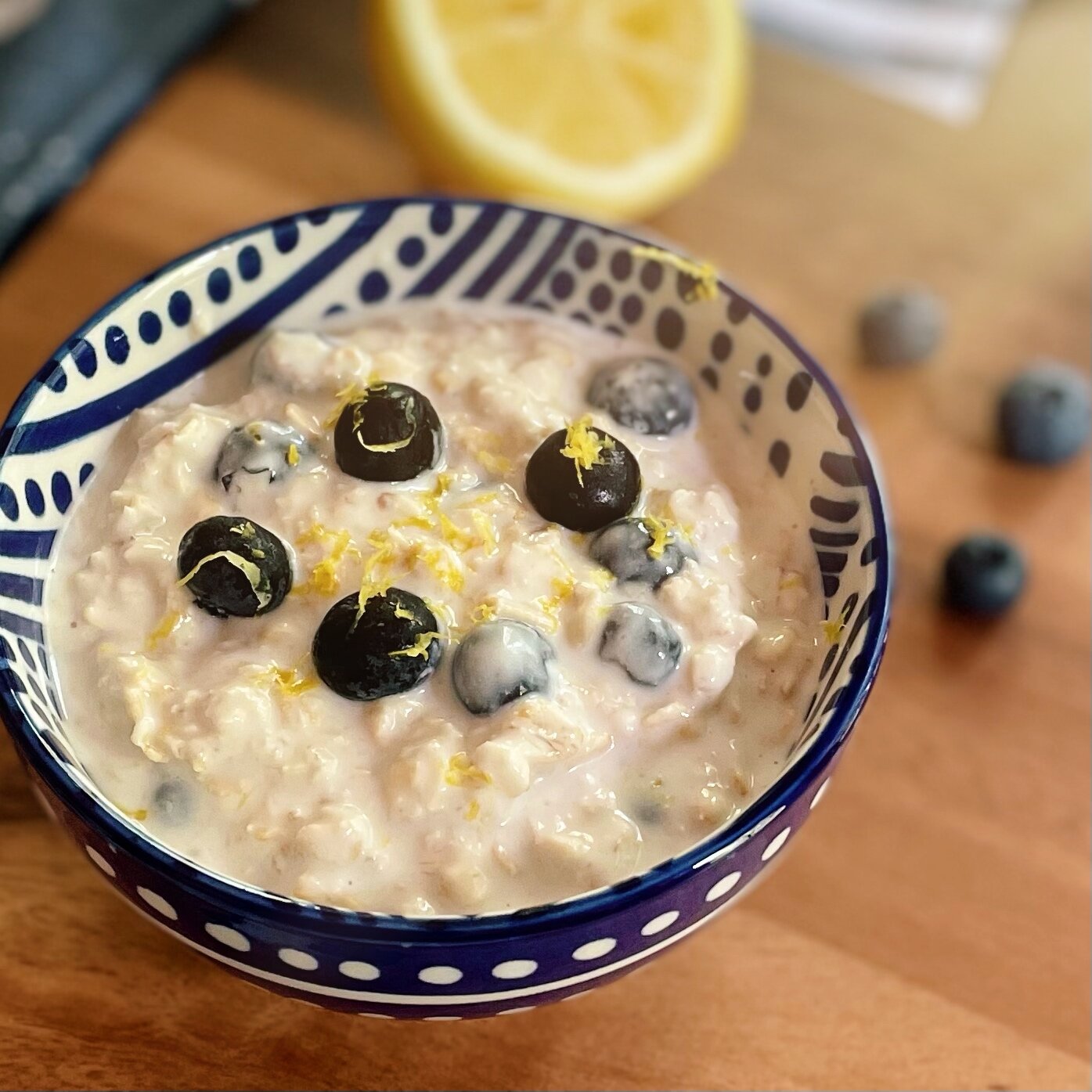 Blueberry Lemon Overnight Oats