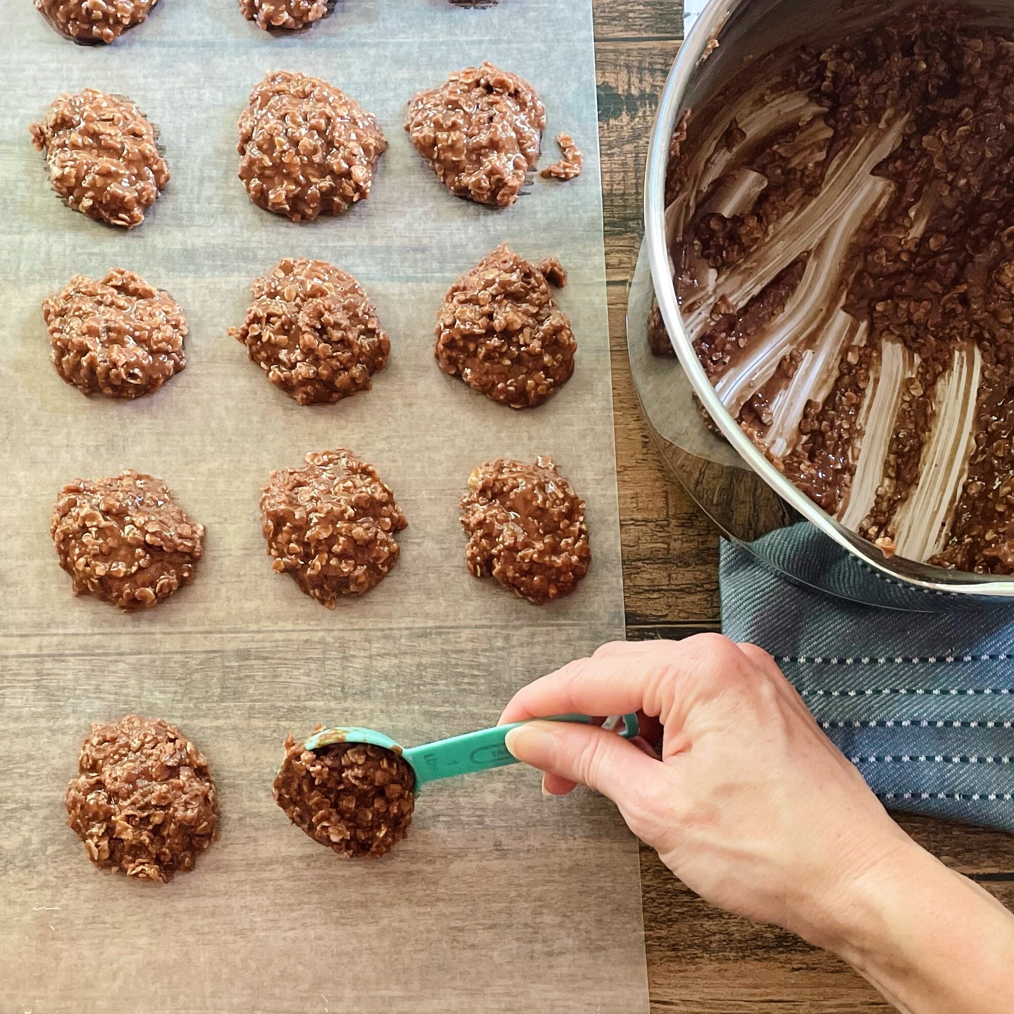 Fudge Oatmeal Drop Cookies