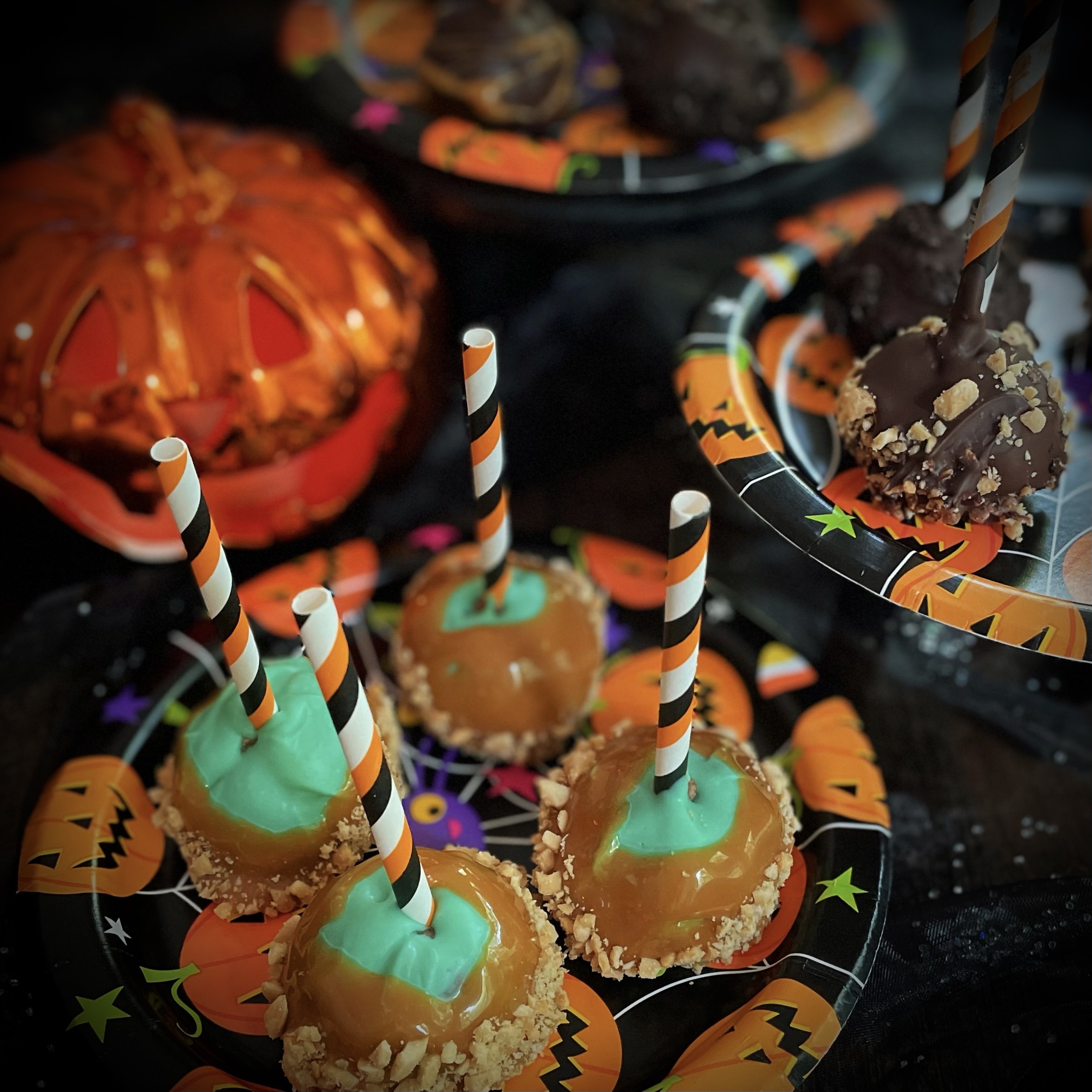 Caramel Apple Cake Pops