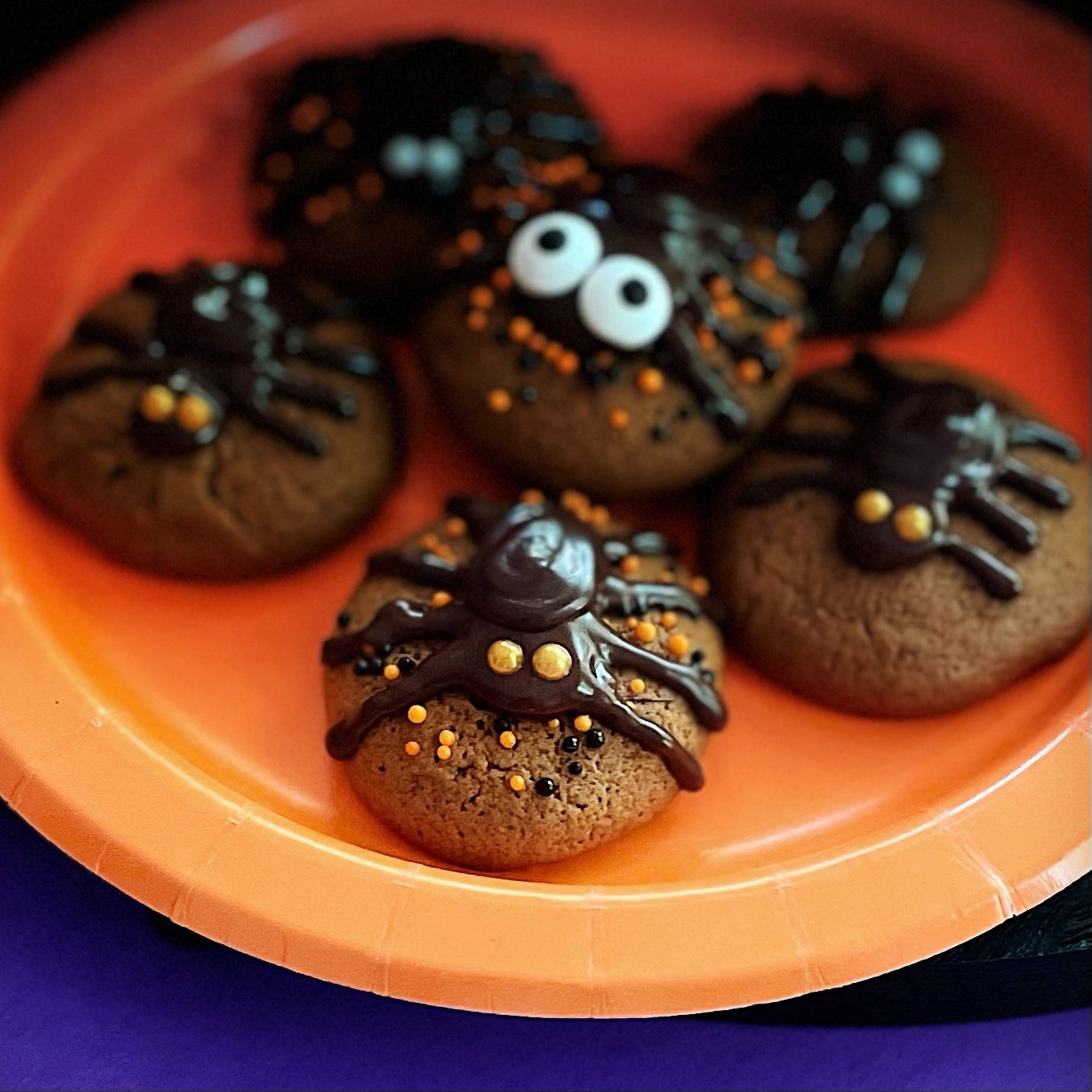 Spider Molasses Cookies