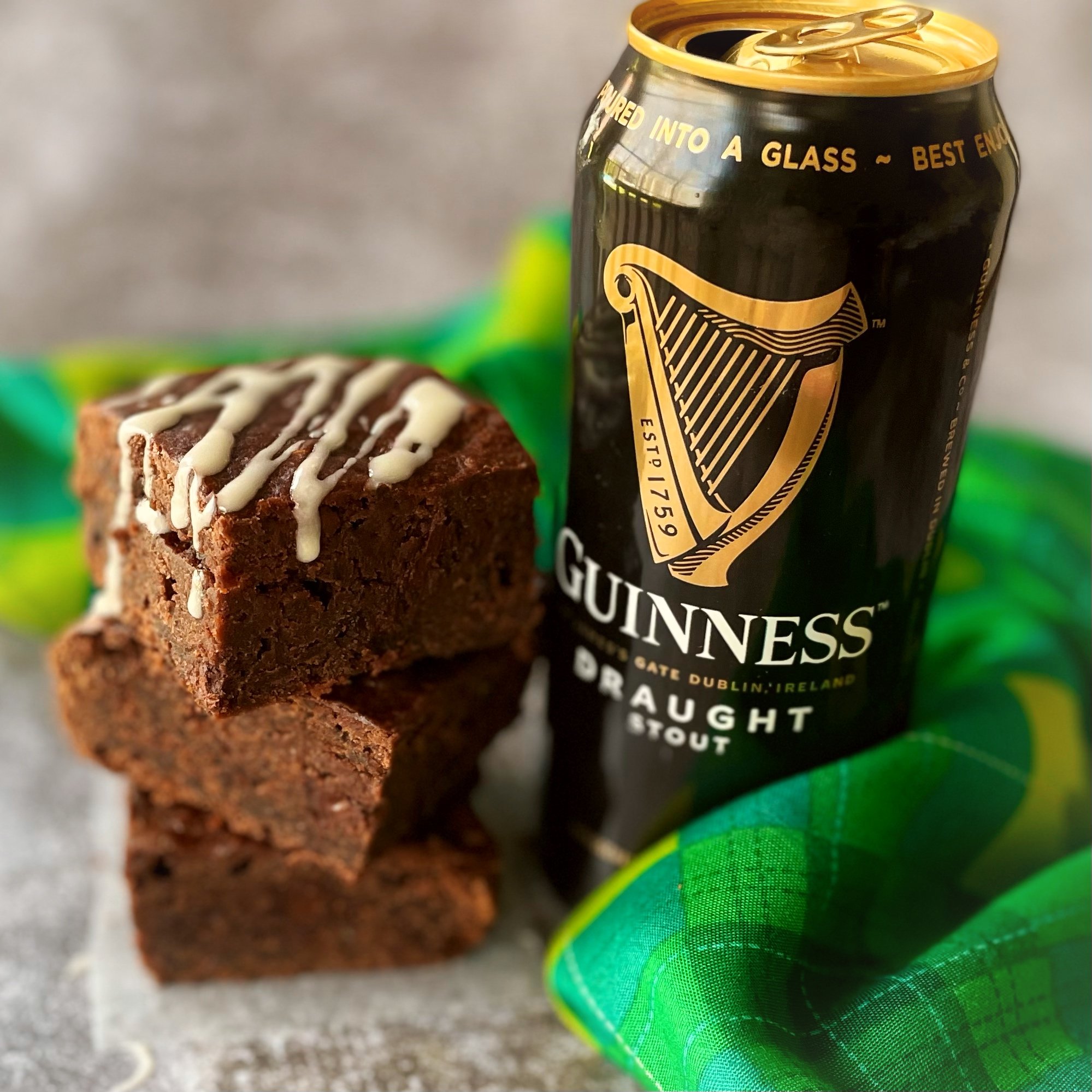 Guinness Black Bean Brownies