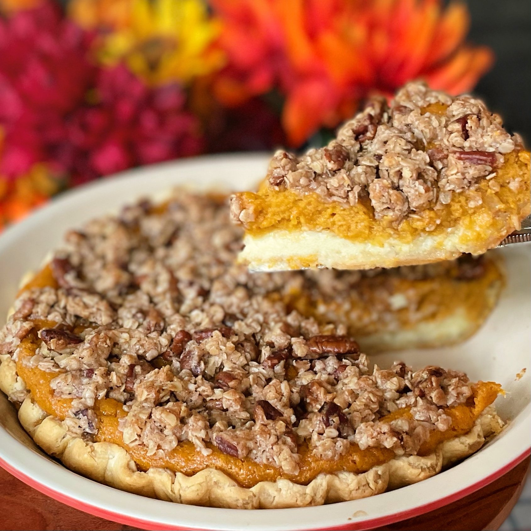 Sweet Potato Pie with Streusel Topping