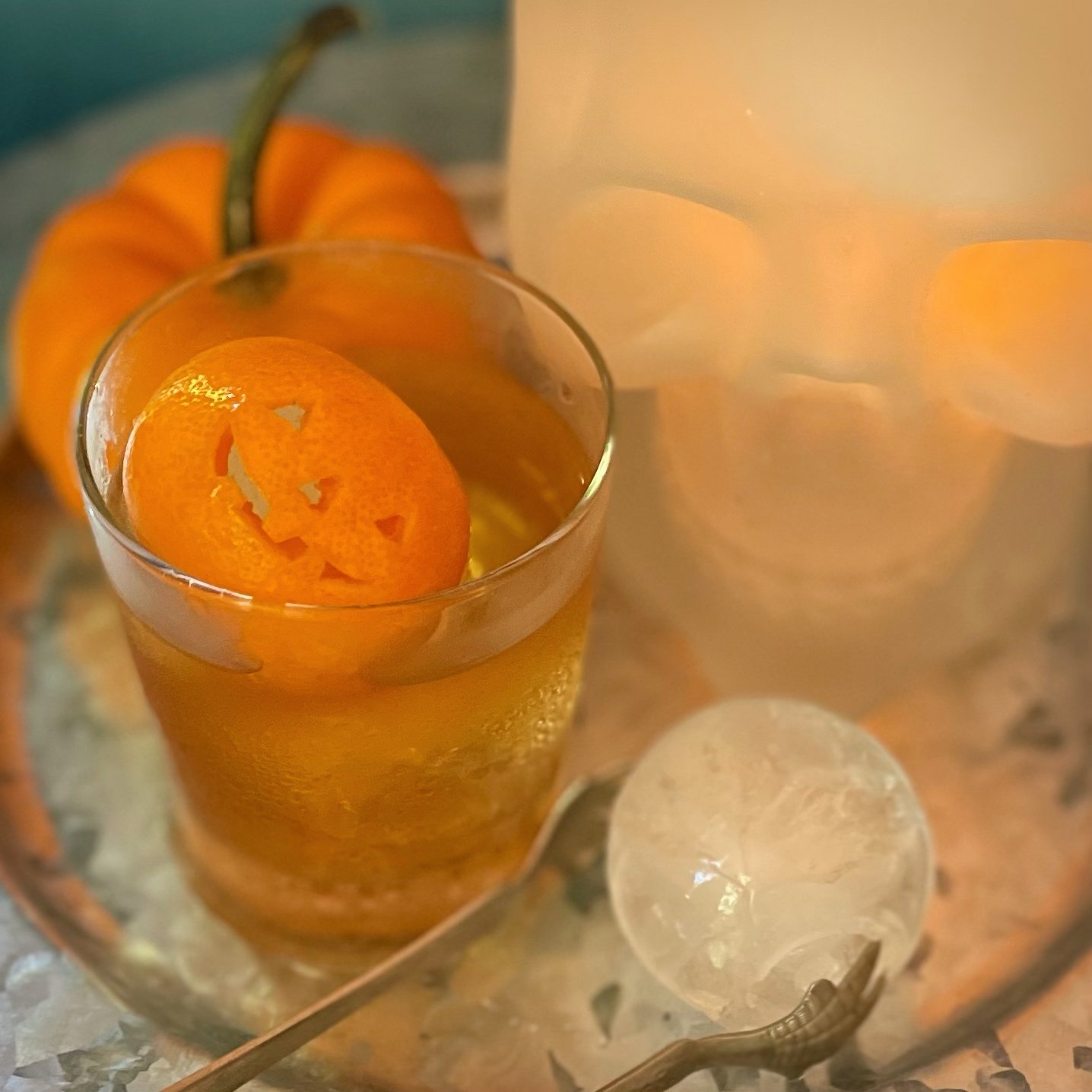 Pumpkin Spice Old Fashioned Cocktail