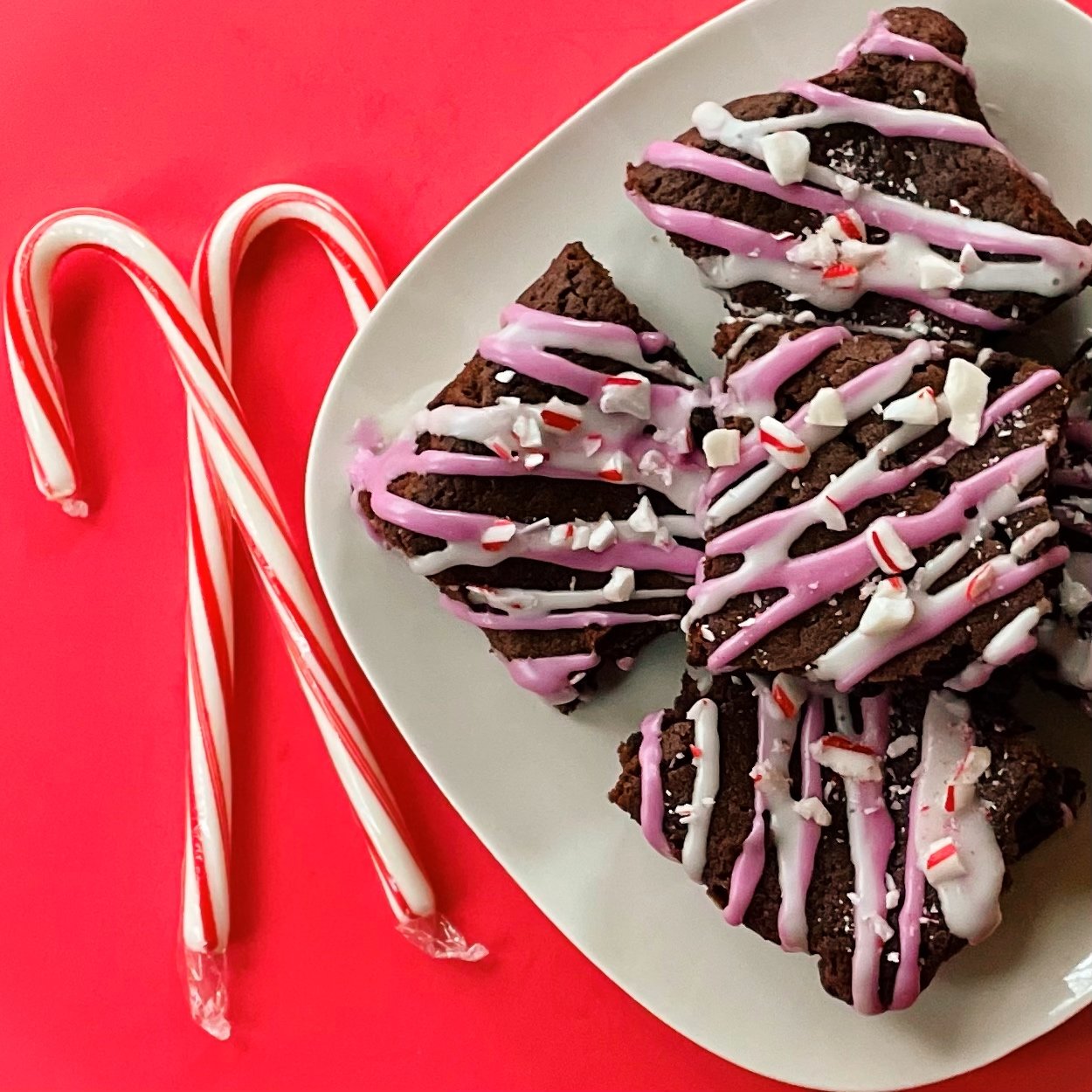 Easy Peppermint Brownies