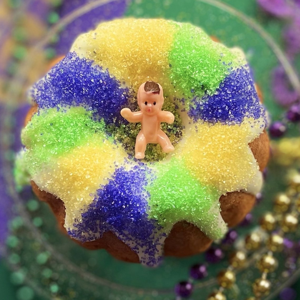 Easy Mini King Cakes