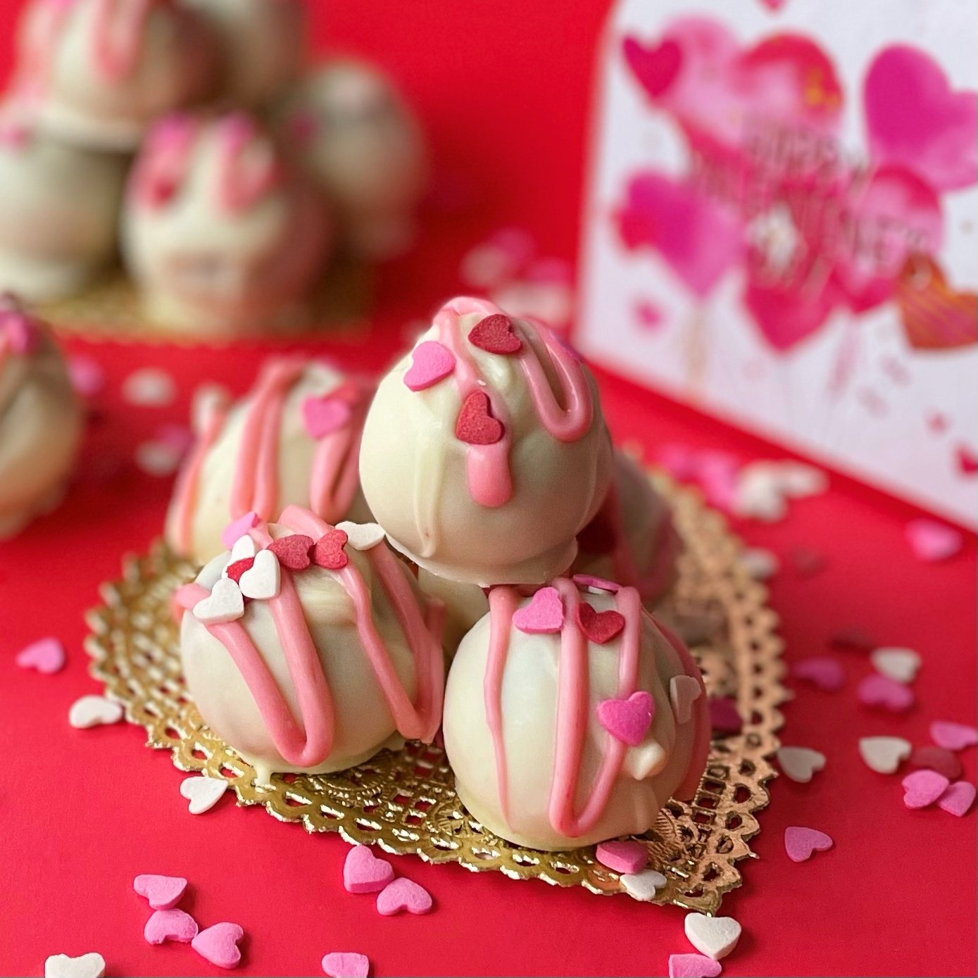 Red Velvet Cake Truffles