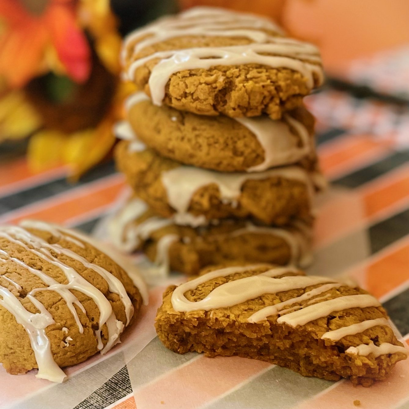 Easy Pumpkin Peanut Butter Cookies