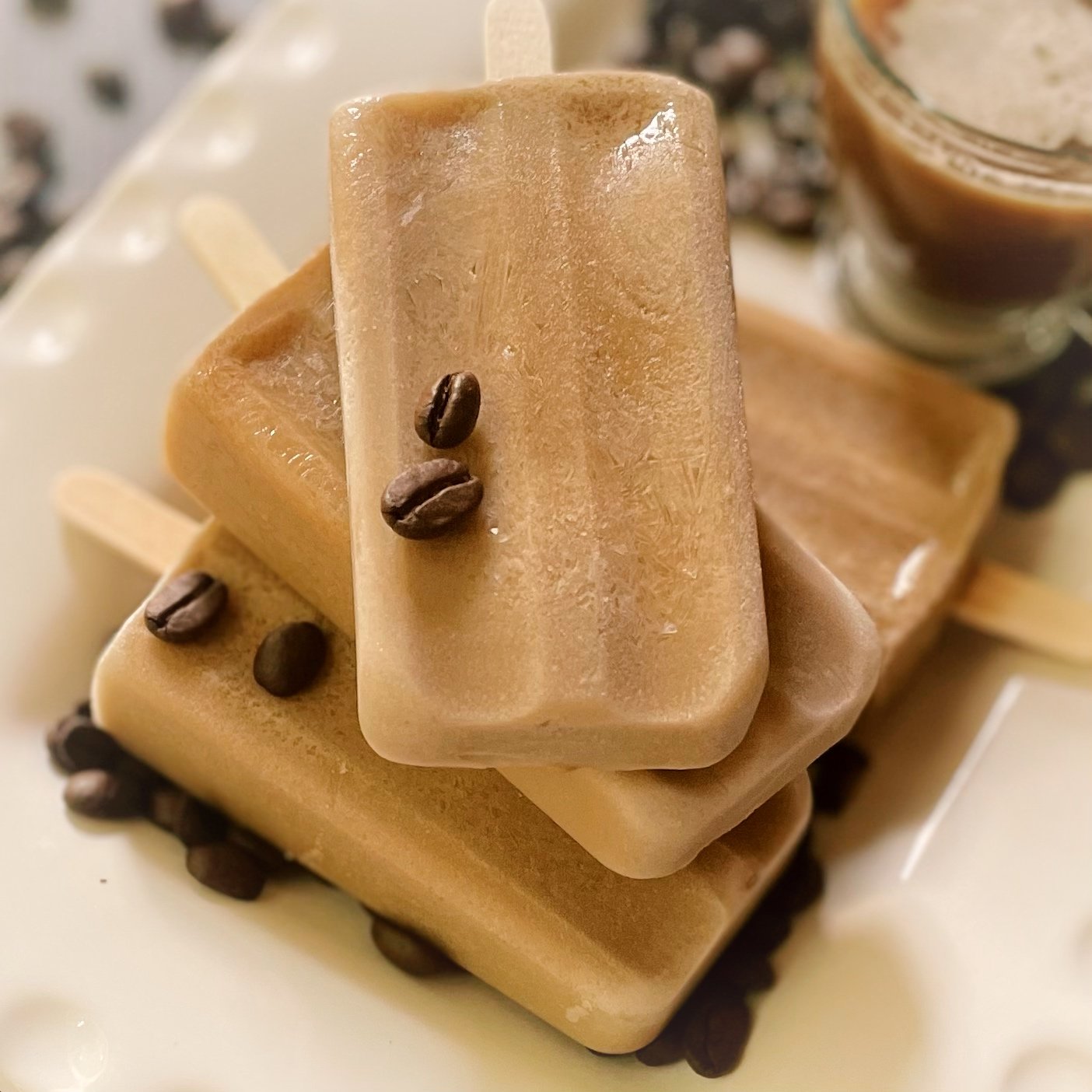 Iced Coffee Latte Popsicles