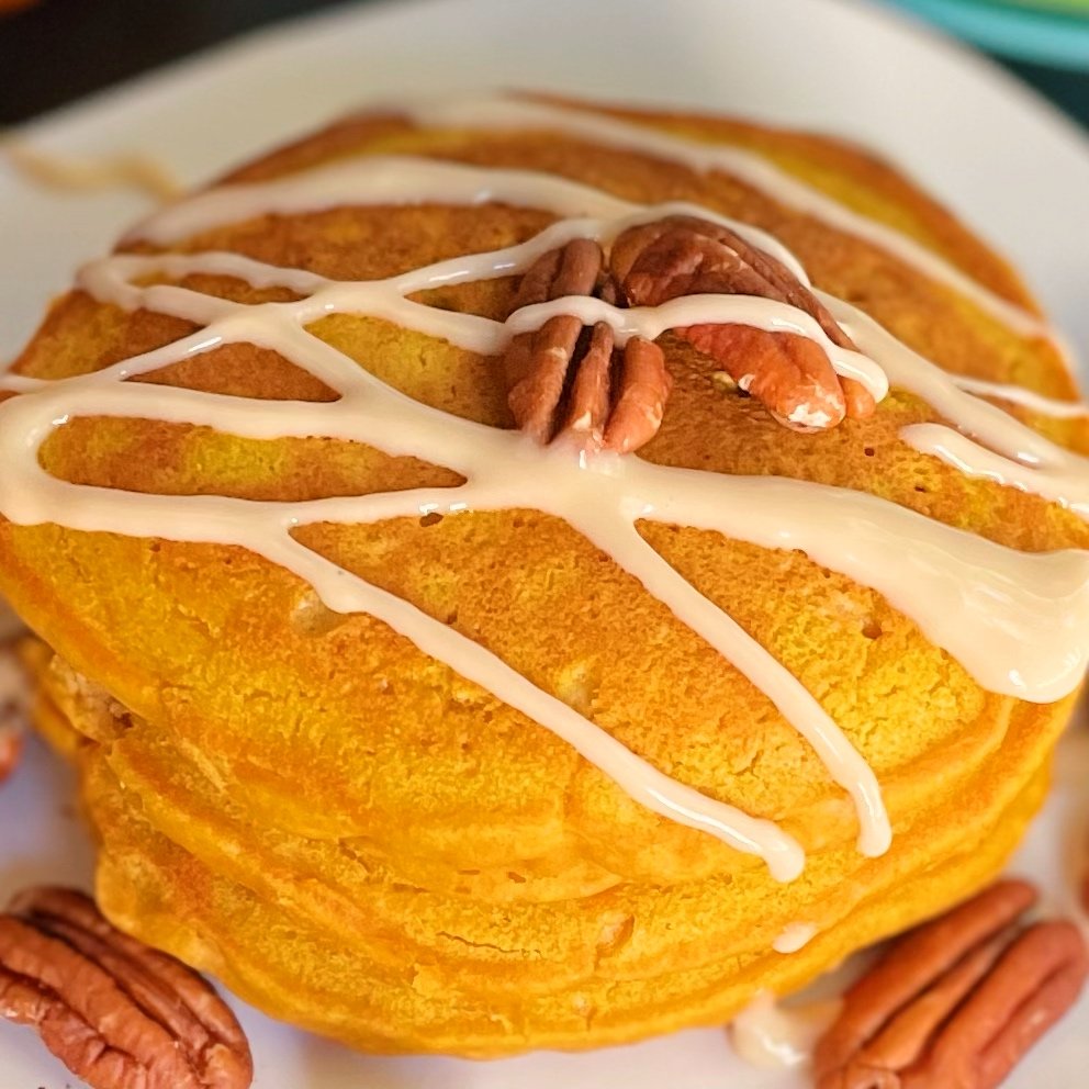 Pumpkin Chai Spice Pancakes