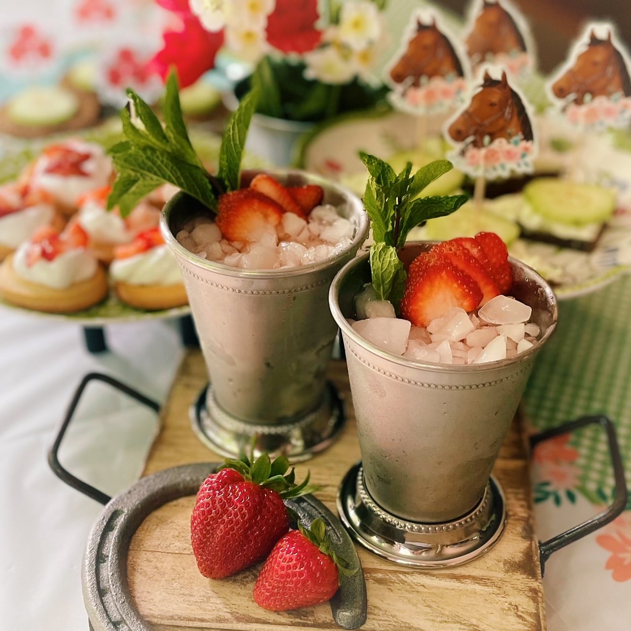 Best Strawberry Mint Julep Cocktail