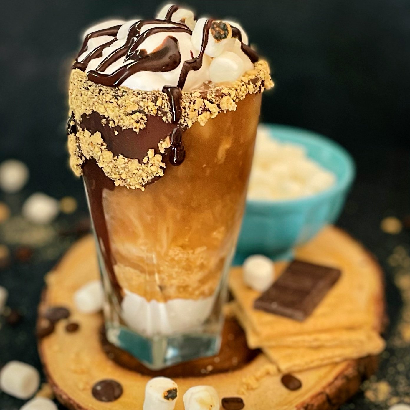 smores iced latte starbucks copycat recipe